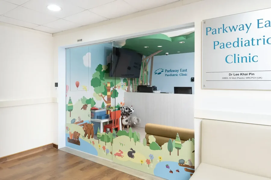 Area Klinik Spesialis Anak di Parkway East Hospital
