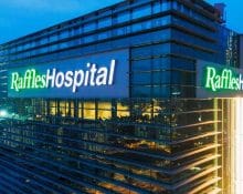 Tampilan Luar Raffles Hospital