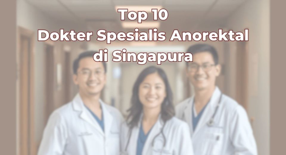 Top 10 Dokter Spesialis Anorektal di Singapura Terbaik